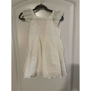 New Gap eyelet sundress in white size 3T